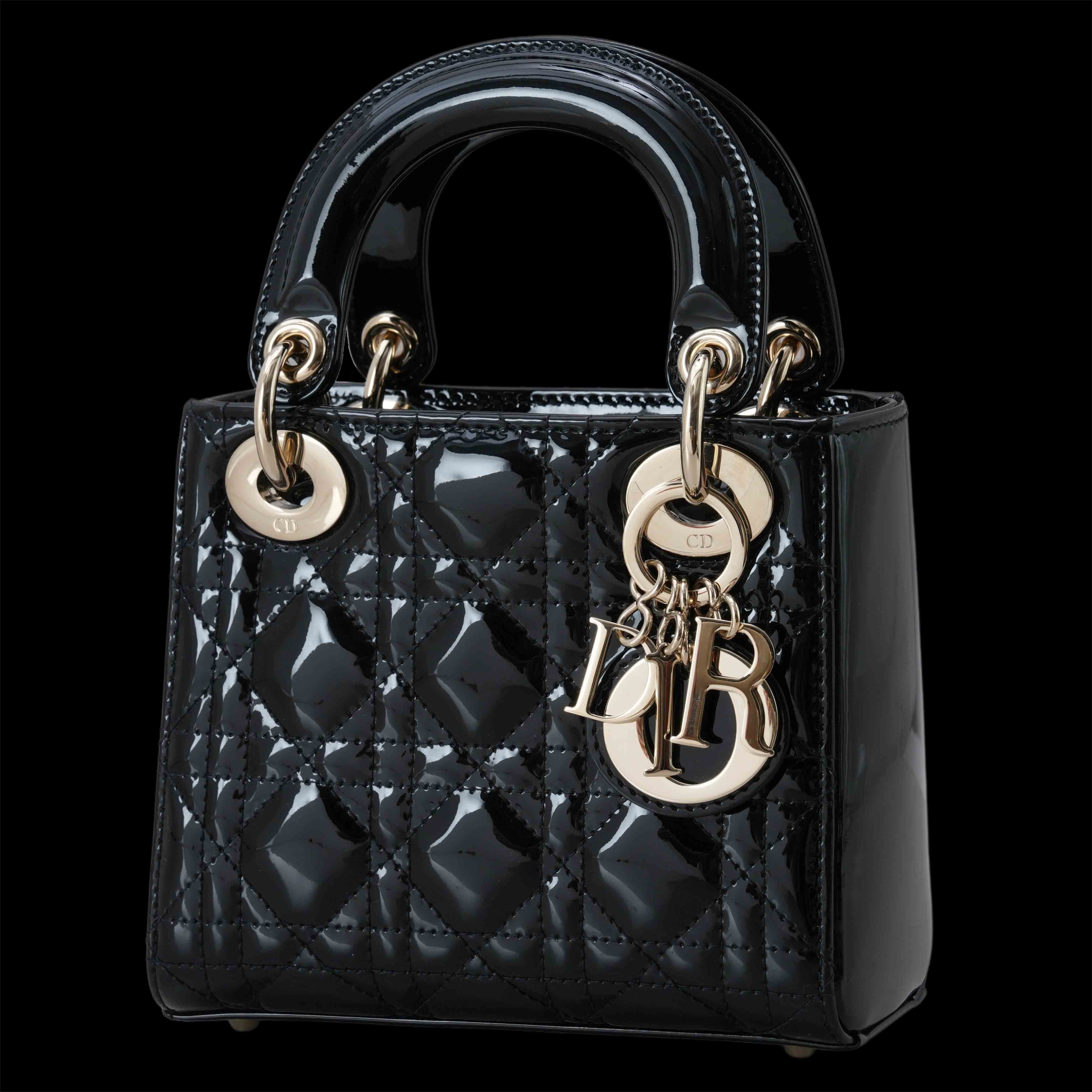 CHRISTIAN DIOR(USED)크리스찬디올 레이디디올 페이던트 미니백